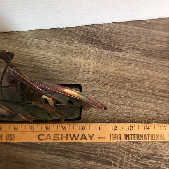 Vtg MCM Copper Sailboat Decor - Picture 7 of 10
